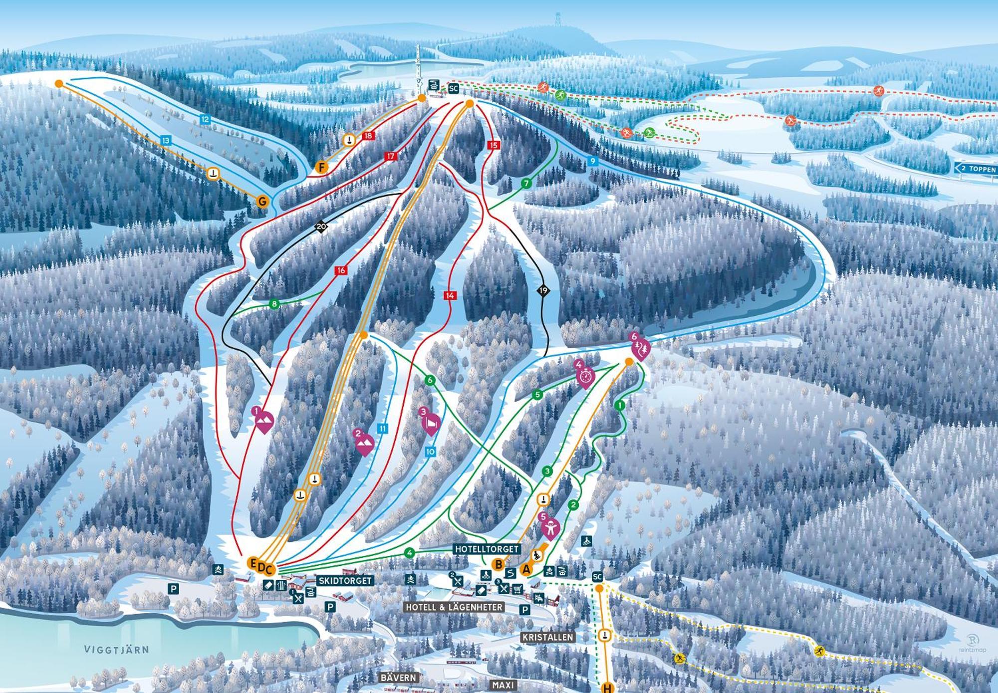 Hassela Ski Resort Exterior foto