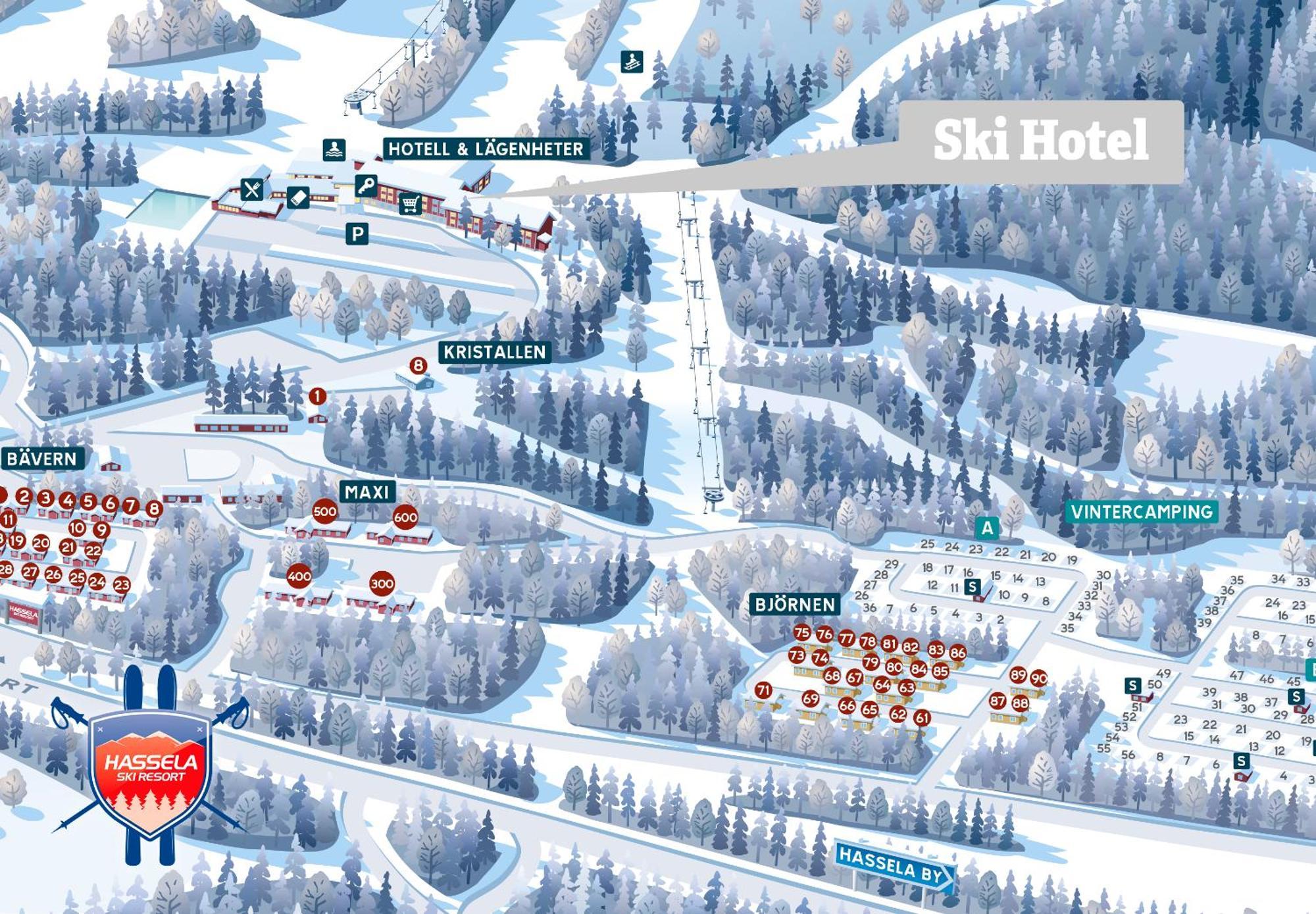 Hassela Ski Resort Exterior foto